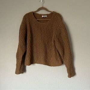 Sea NY Balloon Sleeve Sweater in Caramel